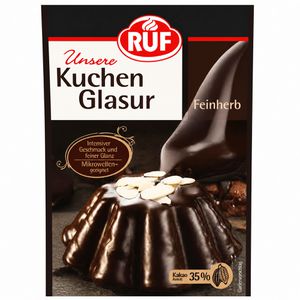 Produktbild für Kuchenglasur RUF feinherb, Schokolade, braun