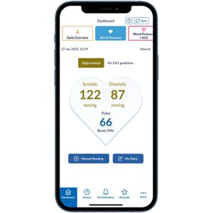 Produktbild für Blutdruckmessgerät OMRON M4 Connect AFib, vollautomatisch