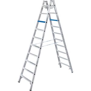 Produktbild für Stehleiter Iller Alu ERGO Plus, 7112-7, beidseitig begehbar