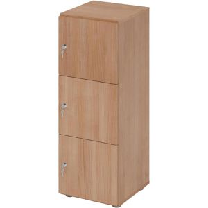 Produktbild für Schließfachschrank Hammerbacher 234L3, nussbaum