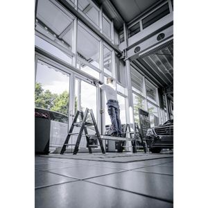 Produktbild für Klapptritt MUNK 50195, mit nivello-Leiterfüße, aus Aluminium