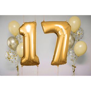 Produktbild für Luftballons Amscan 9906272, Riesenzahl 7, gold