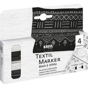 Textilmarker Kreul 92751 Opak Black & White