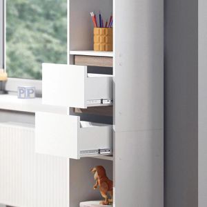 Produktbild für Bücherregal Vicco Robert, weiß