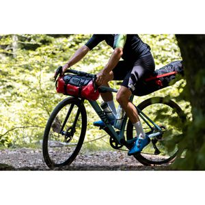 Produktbild für Fahrrad-Lenkertasche Zefal Z-Adventure F10, schwarz/rot, 10 l