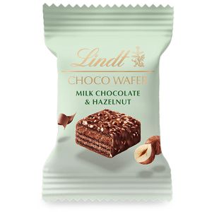 Produktbild für Waffeln Lindt Choco Wafer Milk Chocolate &amp; Hazelnut