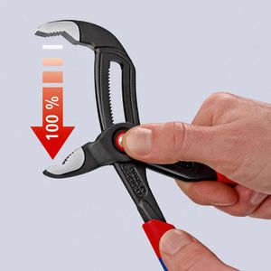 Produktbild für Wasserpumpenzange Knipex Cobra QuickSet, 87 21 250