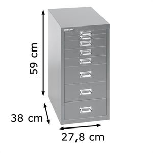 Produktbild für Schubladenschrank Bisley MultiDrawer, aus Metall