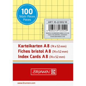 Produktbild für Karteikarten Brunnen 102280210, A8