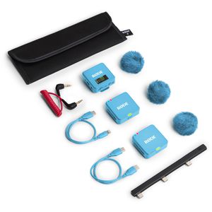 Produktbild für Mikrofon RODE Wireless GO Gen 3, blau