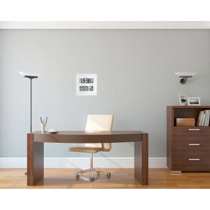 Produktbild für Wanduhr TFA 60.4509.02, Kunststoff, digital, Funkuhr