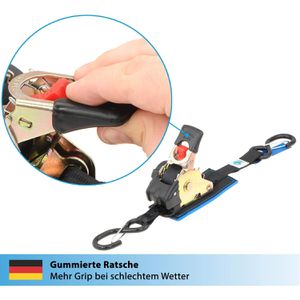 Produktbild für Spanngurt valonic SG-020-230 mit Haken &amp; Ratsche