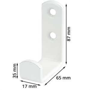 Produktbild für Wandhaken Vormann 000280002W, Metall