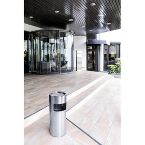 Produktbild für Aschenbecher Durable 337323, silber, für Outdoor