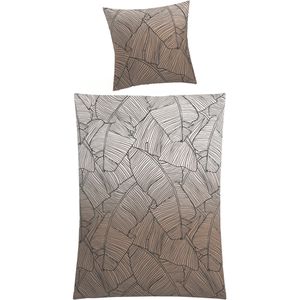 Produktbild für Bettwäsche Kleine-Wolke Vero, Taupe, Satin