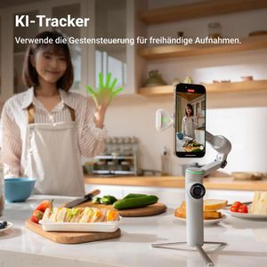 Produktbild für Gimbal Insta360 Flow 2 Pro AI Tracker Bundle, 3-Achsen