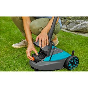 Produktbild für Rasenmäher Gardena HandyMower 22/18V P4A Set, Akku