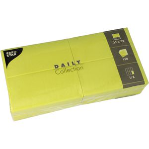 Servietten Papstar Daily Collection, limonengrün