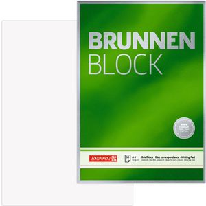 Briefblock Brunnen 1052826 Schulblock Premium, A4