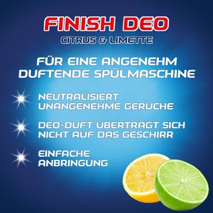 Produktbild für Spülmaschinendeo finish Citrus &amp; Limette, DuoPack