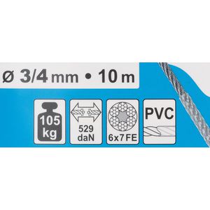 Produktbild für Drahtseil Dörner+Helmer 190377, Traglast bis 105 kg