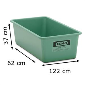 Produktbild für Großbehälter CEMO 1143, 200 Liter, flache Ausführung