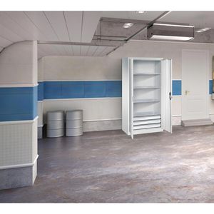 Produktbild für Werkzeugschrank CP-Möbel 8921-503, aus Metall, lichtgrau