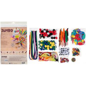 Produktbild für Bastelset Glorex 6 1214 073 Jumbo Bastel Mix