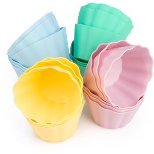 Produktbild für Muffinförmchen Backefix MCB24, wiederverwendbar, aus Silikon
