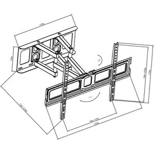 Produktbild für TV-Wandhalterung myWall HF19L, bis 40 kg