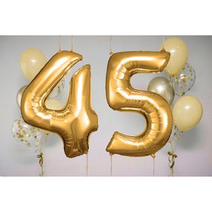 Produktbild für Luftballons Amscan 9906269, Riesenzahl 4, gold