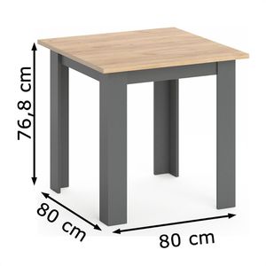 Produktbild für Esstisch Vicco Karlos, 94102, goldkraft eiche
