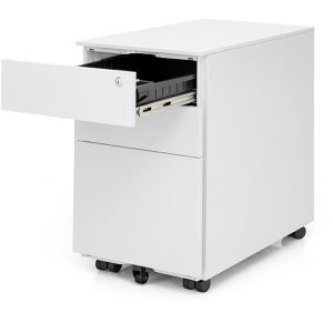Produktbild für Rollcontainer Ergotopia RGOCON-W, aus Metall, weiß