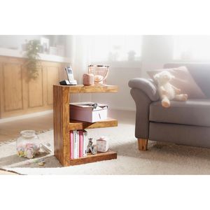 Produktbild für Beistelltisch Wohnling Mumbai, WL1.304, sheesham