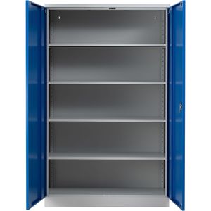 Produktbild für Werkzeugschrank G-Office FLC/NV.192x60, Metall, grau / blau