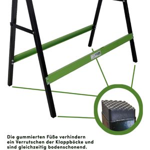 Produktbild für Arbeitsbock Trutzholm 28480, Klappbock, bis 200 kg