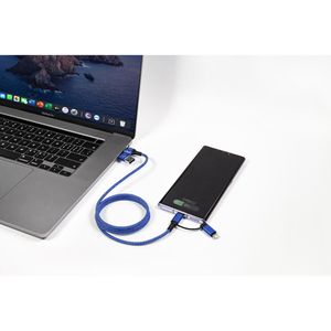 Produktbild für Ladekabel smrter Magneto Ultra 4in1, blau, 1m