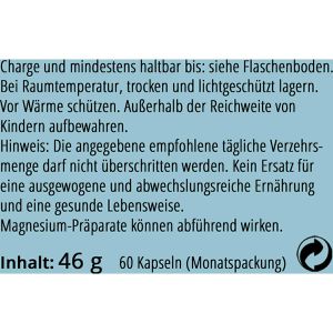 Produktbild für Magnesium Biogena Komplex Edition, 60 Kapseln