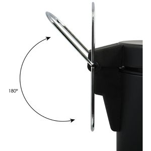 Produktbild für Mülleimer MSV 100266, schwarz
