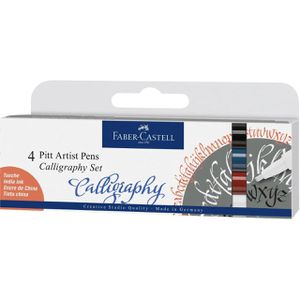 Produktbild für Kalligraphie-Stift Faber-Castell Pitt Artist Pen, sortiert