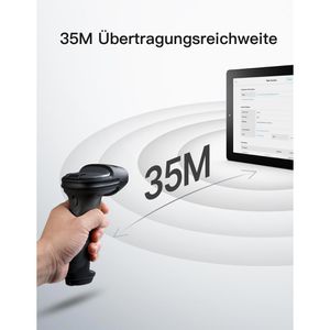Produktbild für Barcode-Scanner Inateck BCST-72_black, kabellos