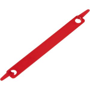 Heftstreifen Top-Print Bi-Clip, 9 x 110mm, rot