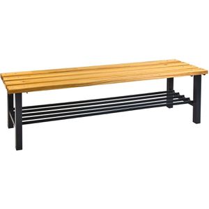 Umkleidebank ADB 40721, Sitzfläche Holz, 150 cm