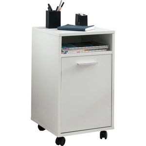 Rollcontainer Wohnling WL5.928, Holz, weiß