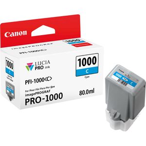 Produktbild für Tinte Canon PFI-1000C cyan