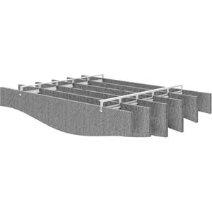 Produktbild für Akustikplatte Hammerbacher Deckensegel Sinus für Decke, Set