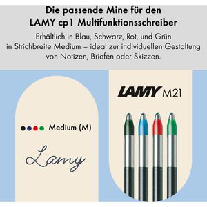 Produktbild für Multifunktionsstift Lamy cp1 tri pen brushed, 3-in-1, silber