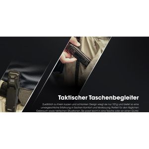 Produktbild für Taschenlampe Nitecore EDC23 SABER, LED, aufladbar