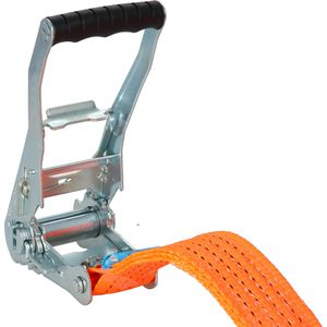 Produktbild für Spanngurt Feldtmann TECTOR, orange, mit Haken &amp; Ratsche