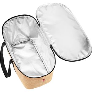 Produktbild für Kühltasche Reisenthel Coolerbag raffia black, faltbar